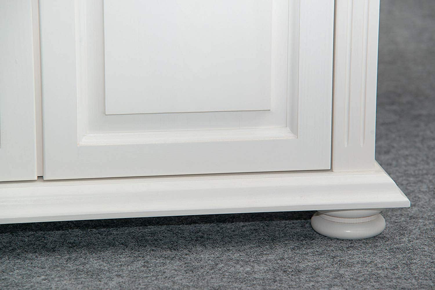 Dulap Pantofi Ariana, Lemn Masiv, 115x37,5x115 cm, Alb