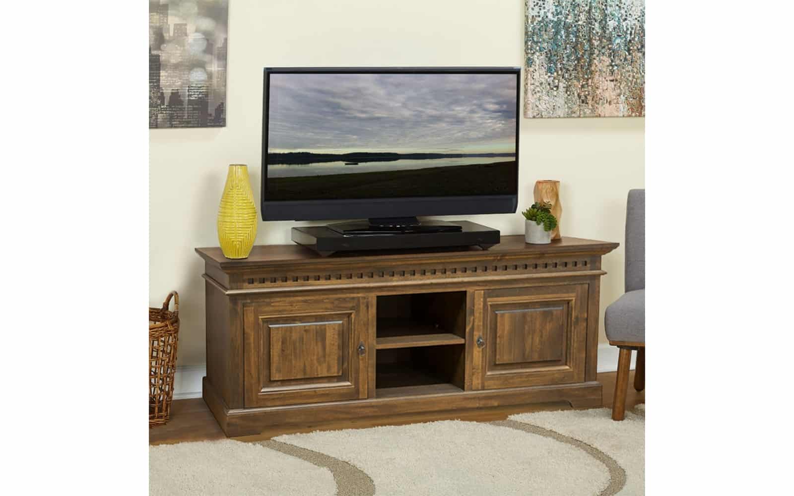 Comodă TV Peter, 150x65x50cm, Lemn Masiv
