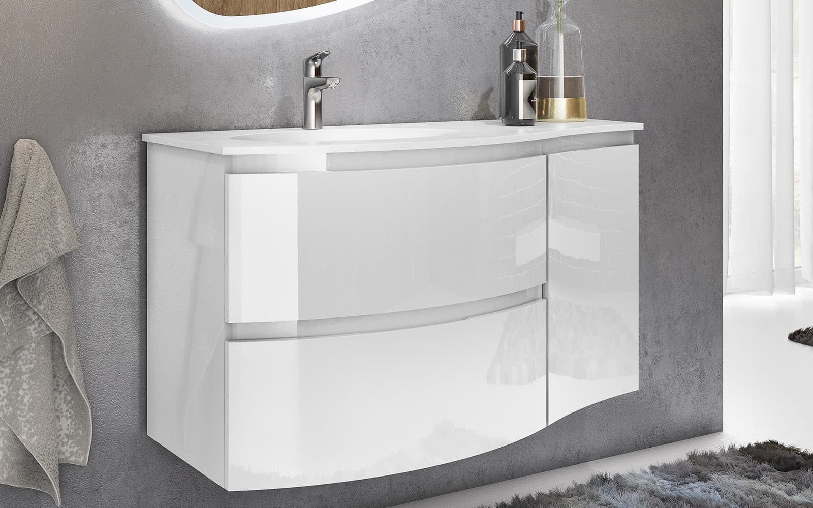 Set Mobilier Baie Suspendat Aledo