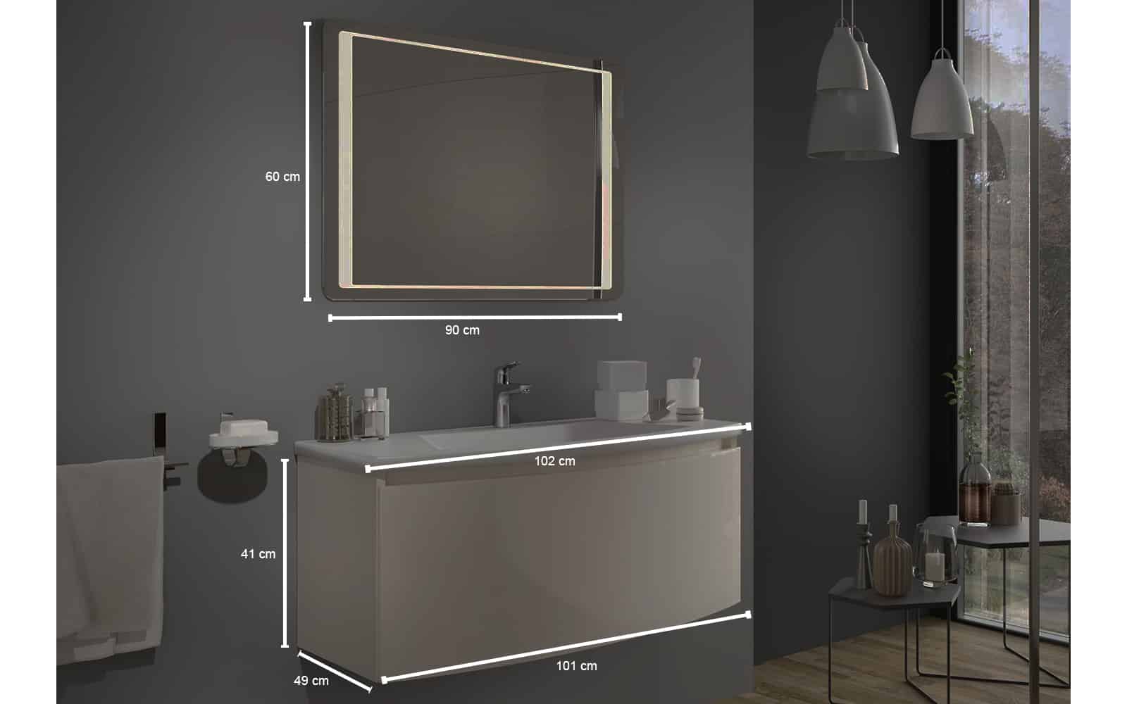 Set Mobilier Baie Suspendat Samba