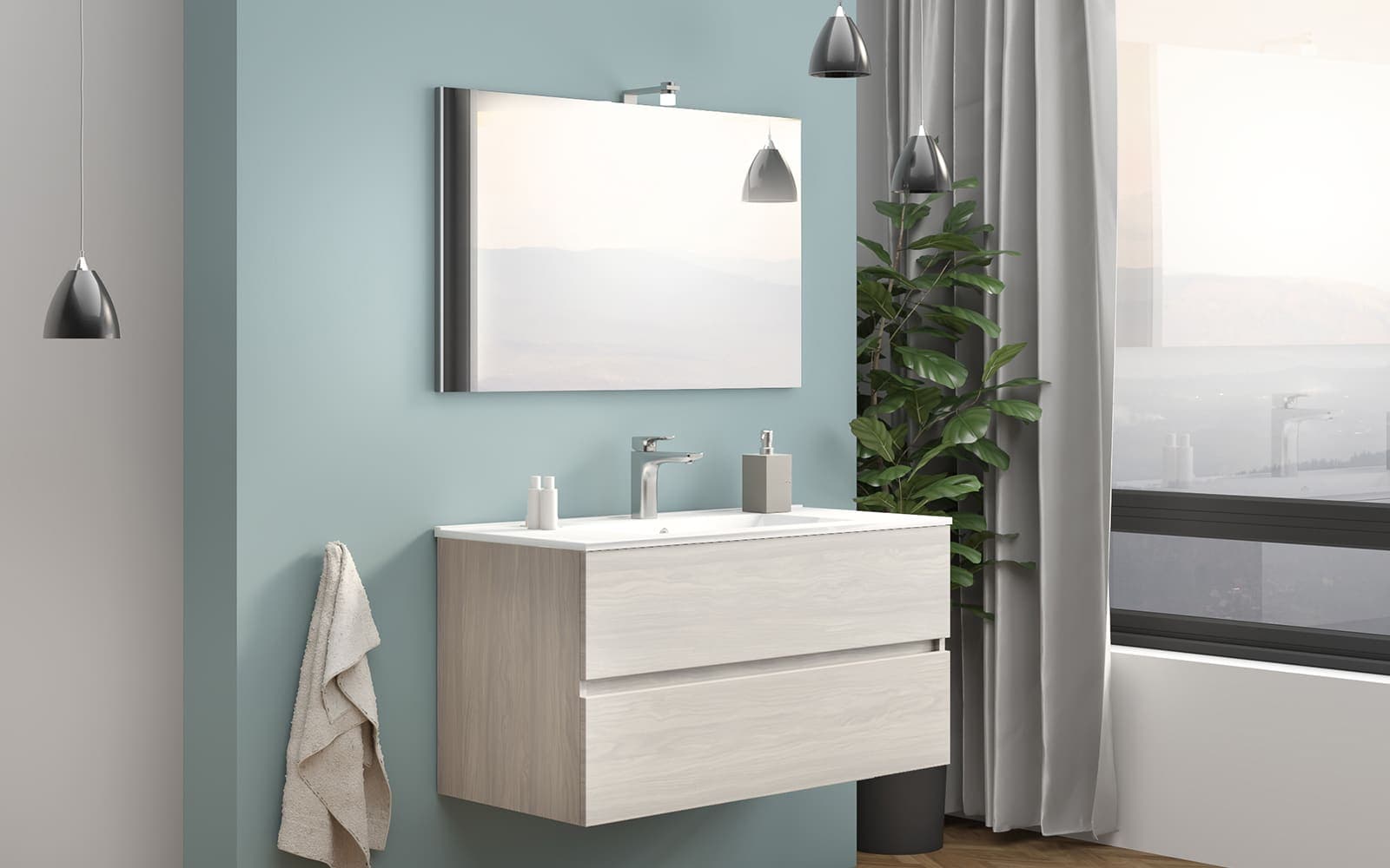 Set Mobilier Baie Suspendat Craig