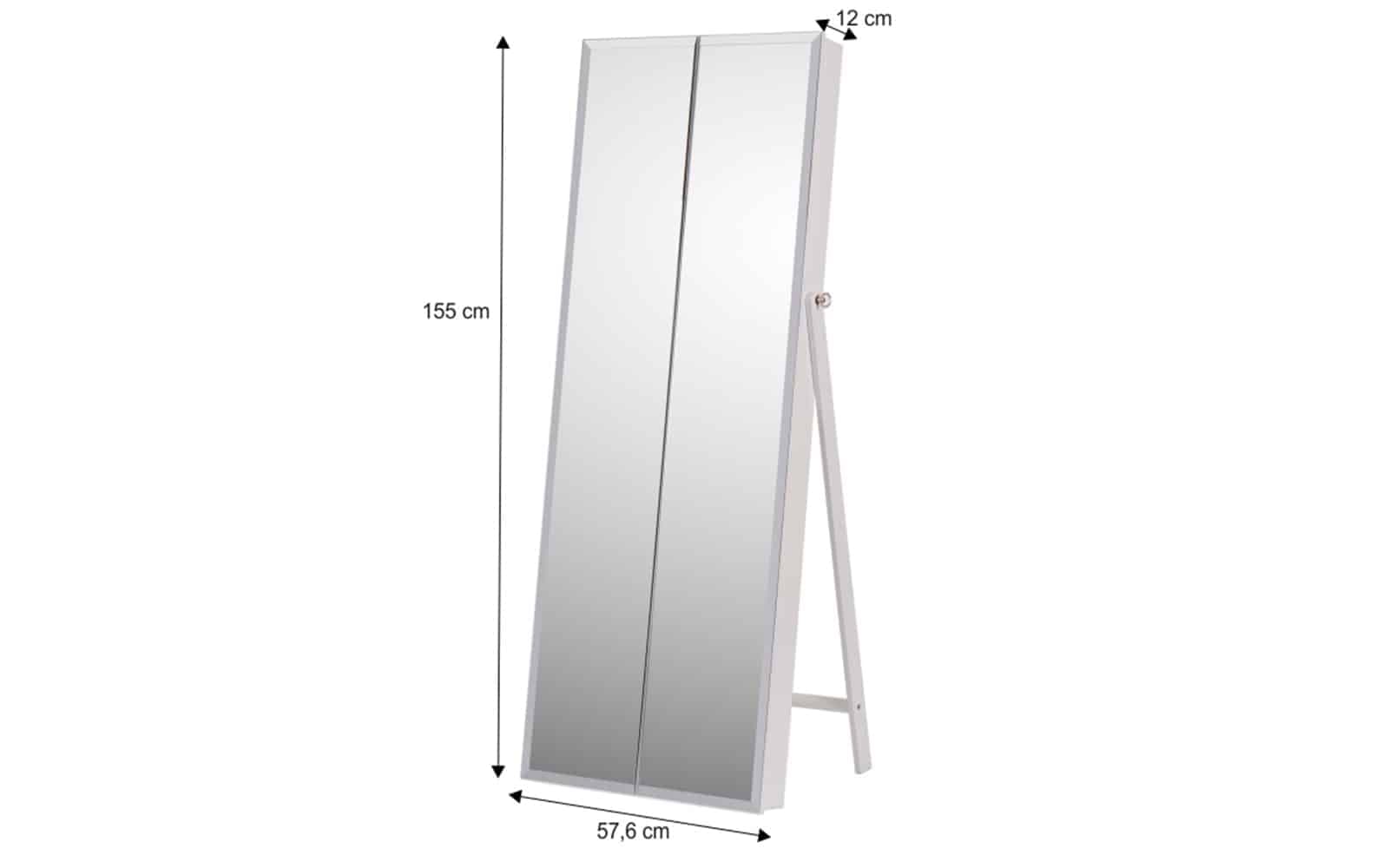 Oglindă de Podea, Depozitare pentru Bijuterii, 57x155 cm
