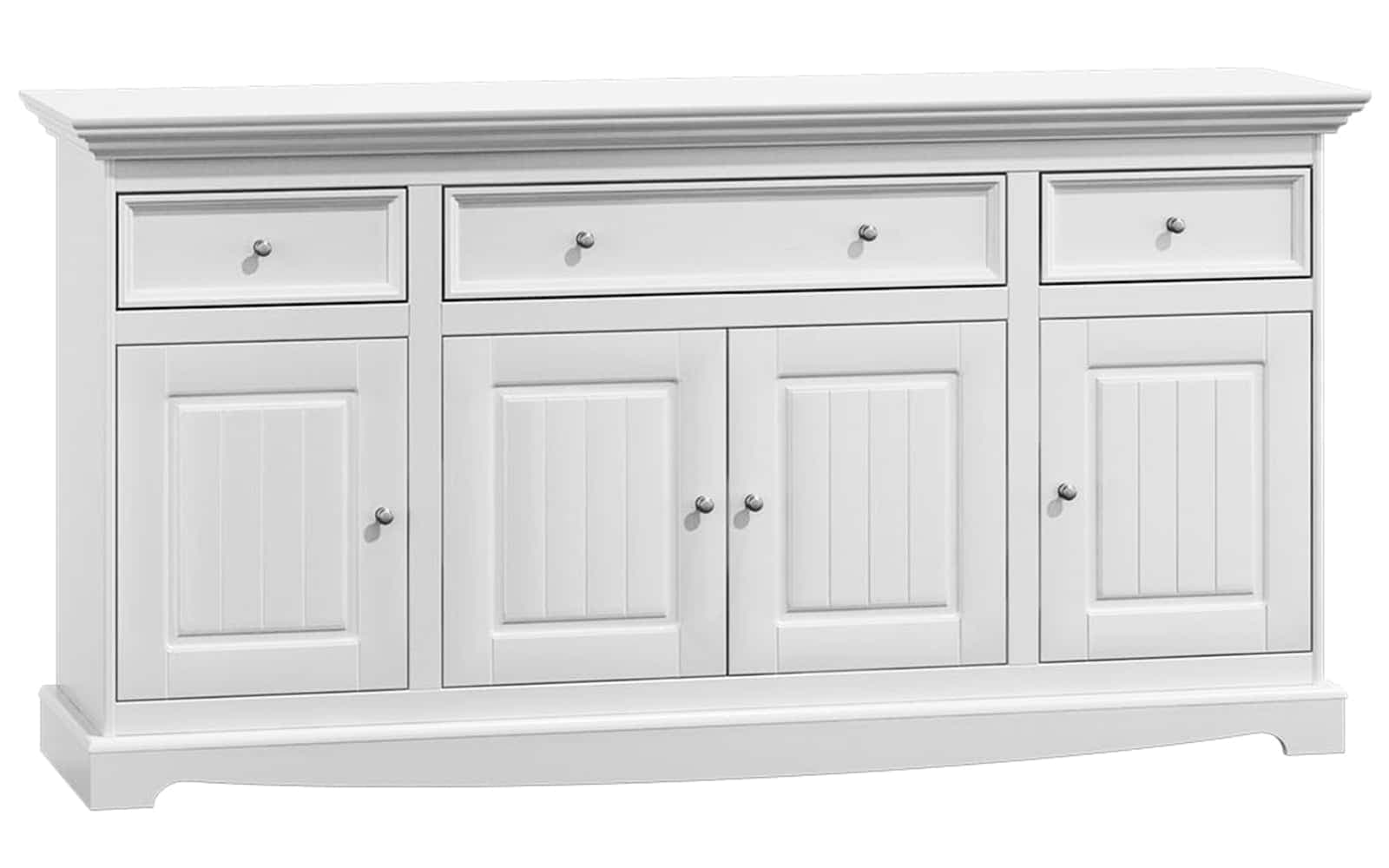 Set Dormitor Linea, Lemn Masiv, Alb