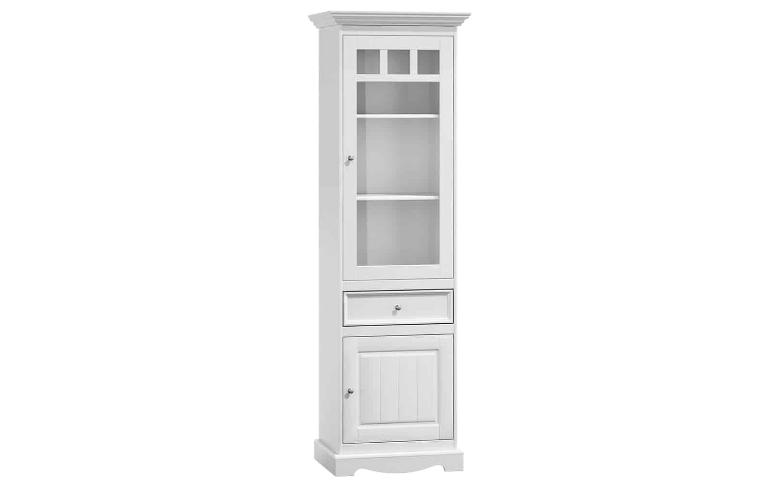 Set Living Linea, Lemn Masiv, Alb, 261 cm