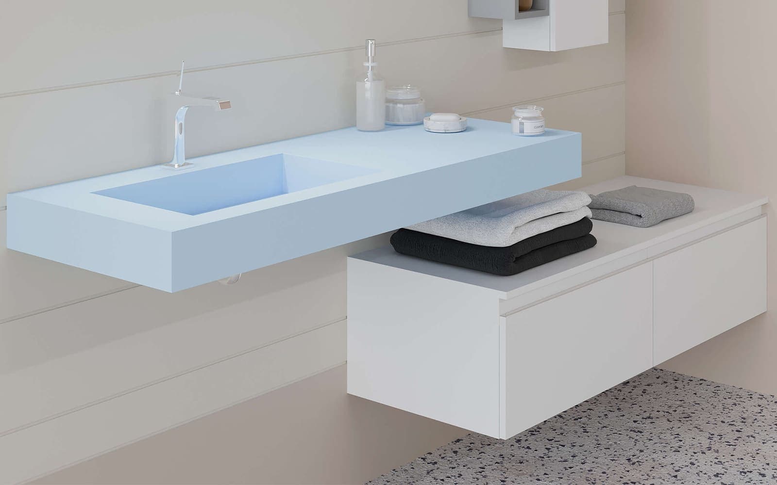 Set Mobilier Baie Suspendat Giulia