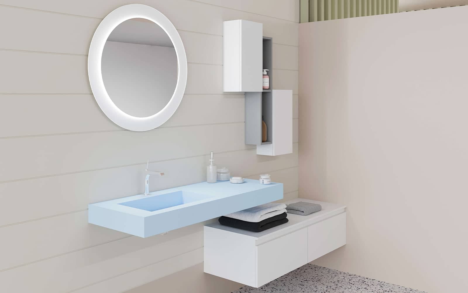 Set Mobilier Baie Suspendat Giulia