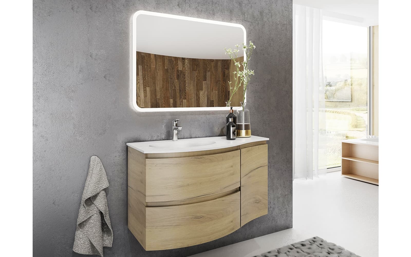 Set Mobilier Baie Suspendat Aledo