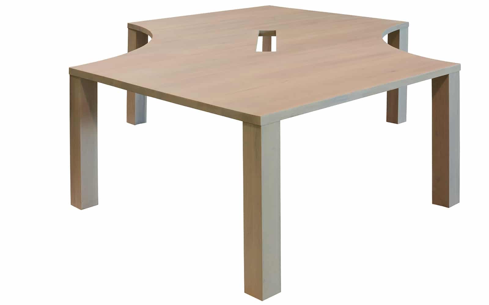 Masă Dining Office Bay, Stejar Masiv, blat 3cm