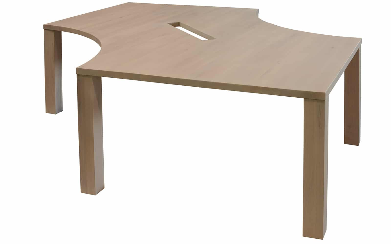Masă Dining Office Bay, Stejar Masiv, blat 3cm