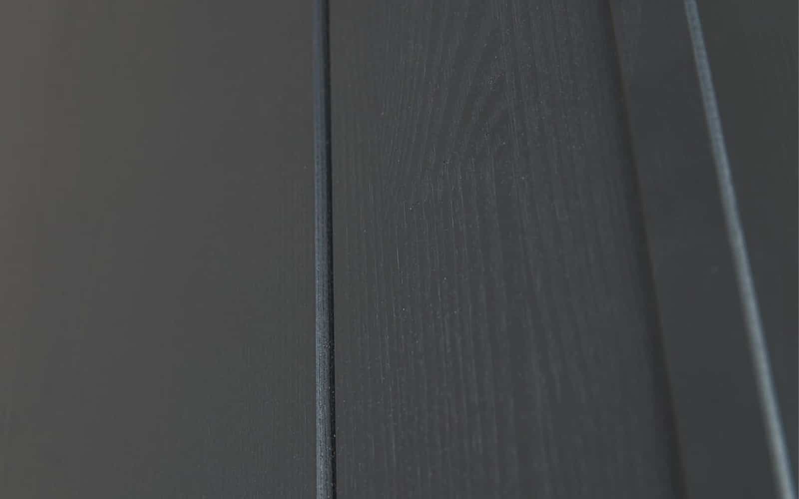 Vitrină Iris, Lemn Masiv, 79x42x214cm, Grafit
