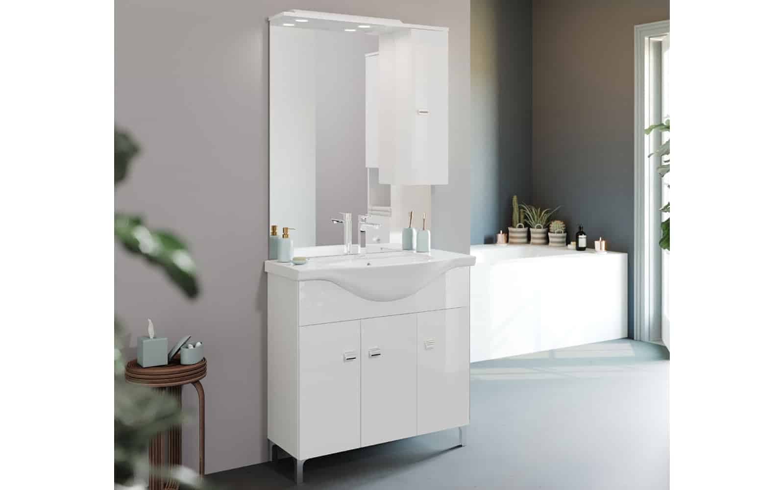 Set Mobilier Baie Luna, 85cm, Model D1