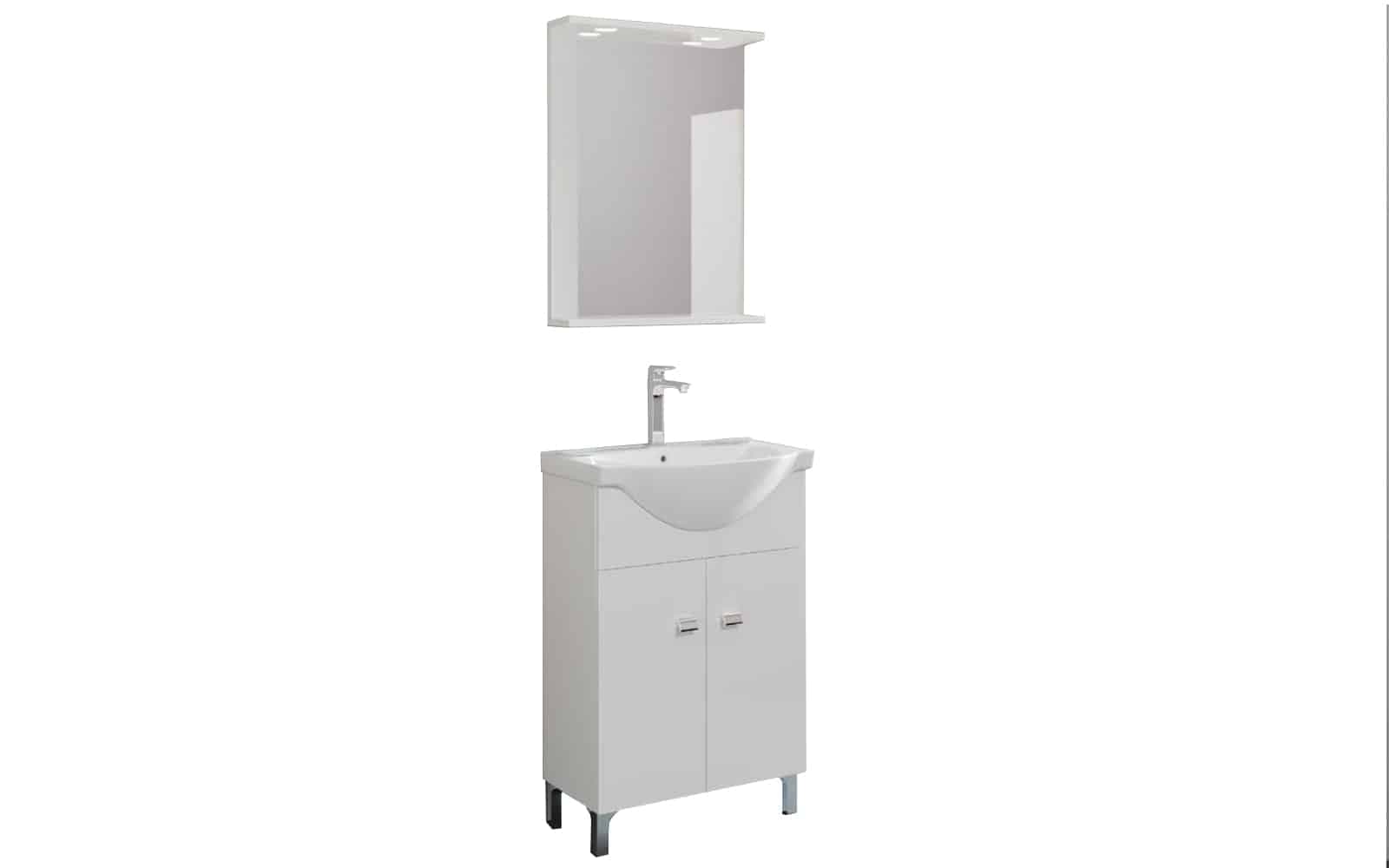 Set Mobilier Baie Luna, 55cm, Model A2 din lemn masiv