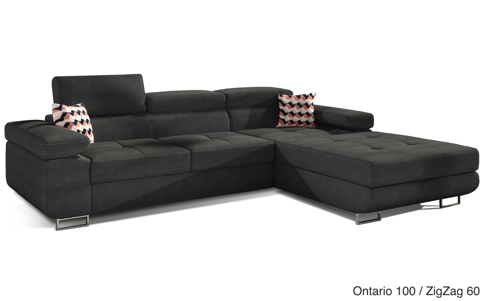 Colțar Extensibil Celis, 280x205cm, Ladă Depozitare, Personalizabil