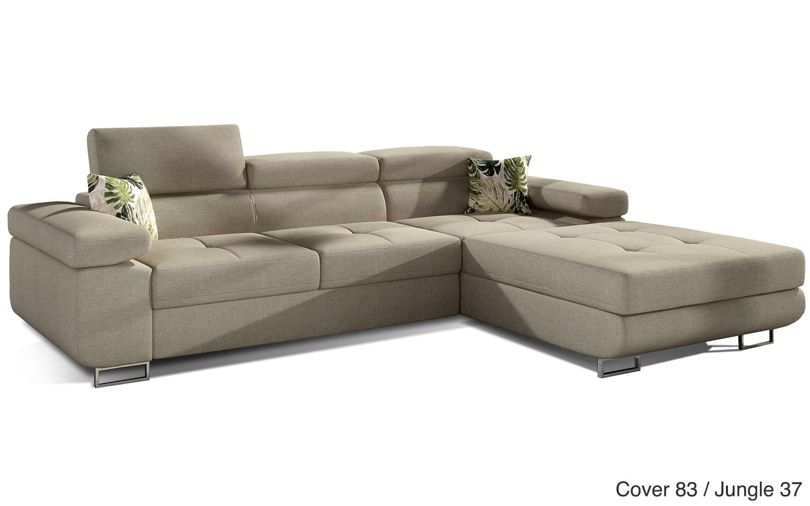 Colțar Extensibil Celis, 280x205cm, Ladă Depozitare, Personalizabil