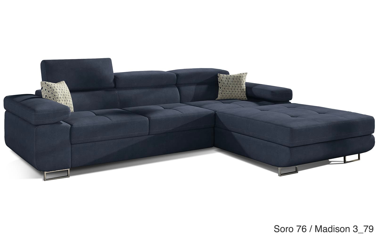 Colțar Extensibil Celis, 280x205cm, Ladă Depozitare, Personalizabil