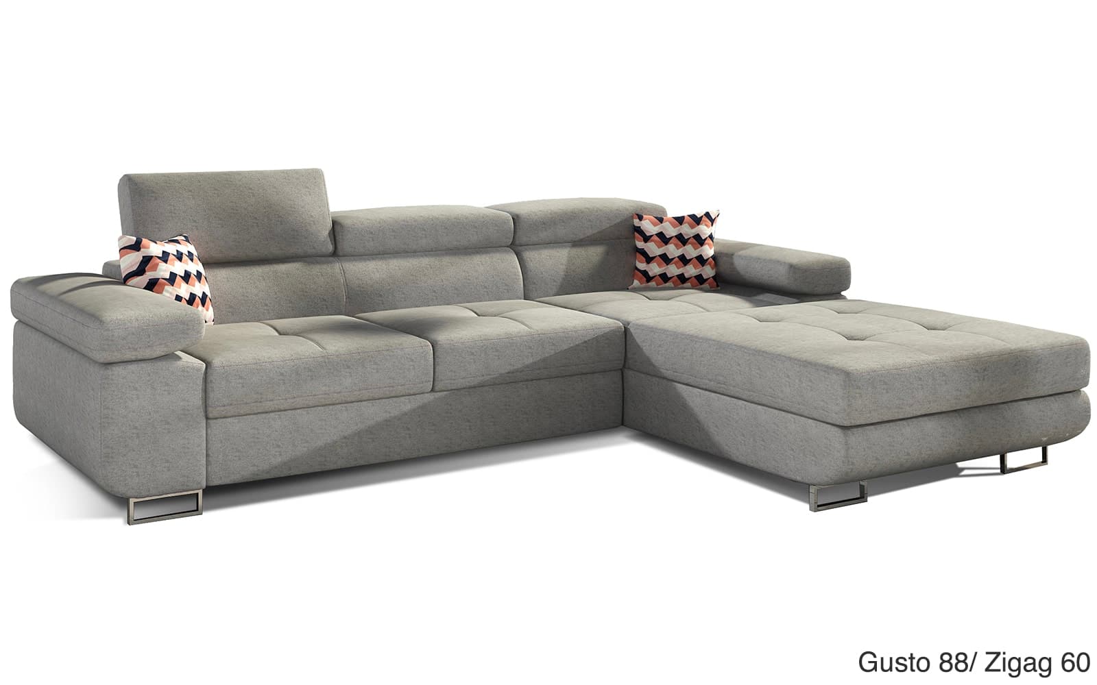 Colțar Extensibil Celis, 280x205cm, Ladă Depozitare, Personalizabil din lemn masiv