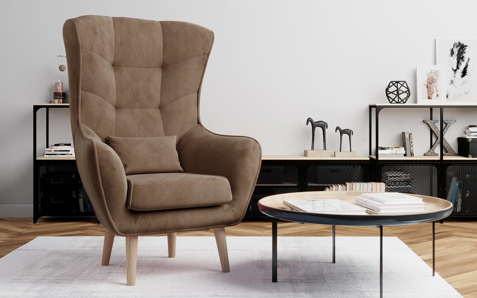 Fotoliu Sixty, Personalizat, 85 x 90 x 103 cm