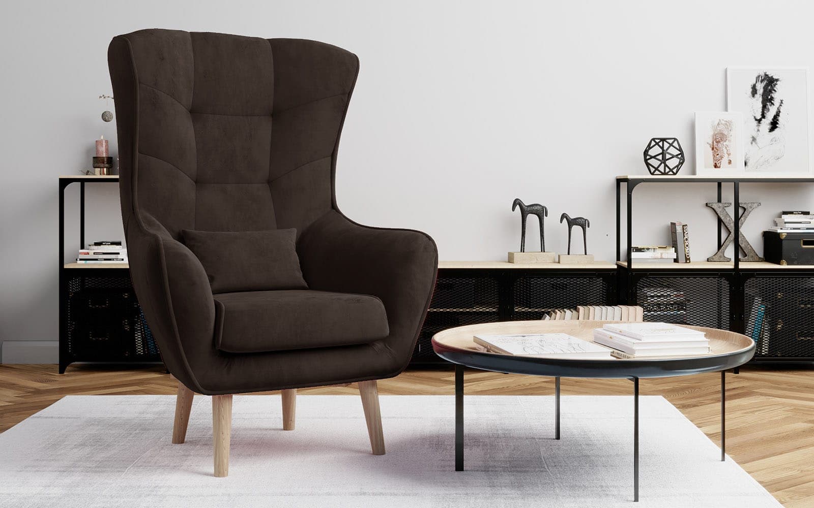 Fotoliu Sixty, Personalizat, 85 x 90 x 103 cm