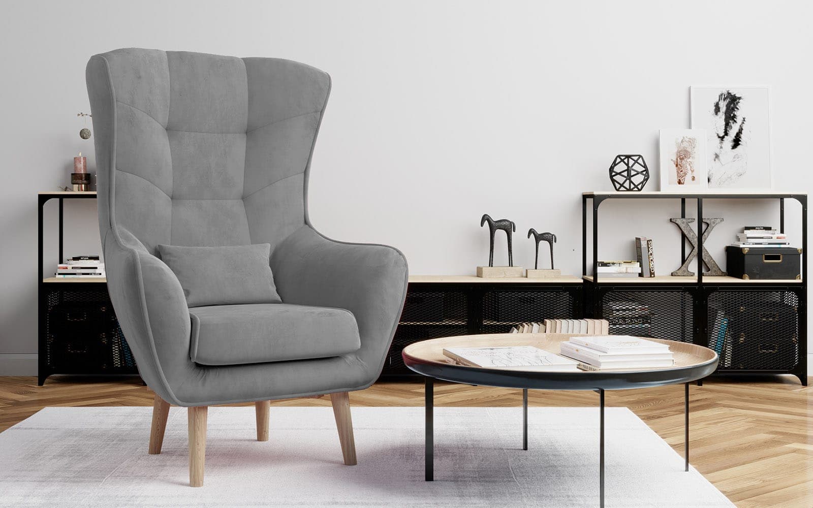 Fotoliu Sixty, Personalizat, 85 x 90 x 103 cm