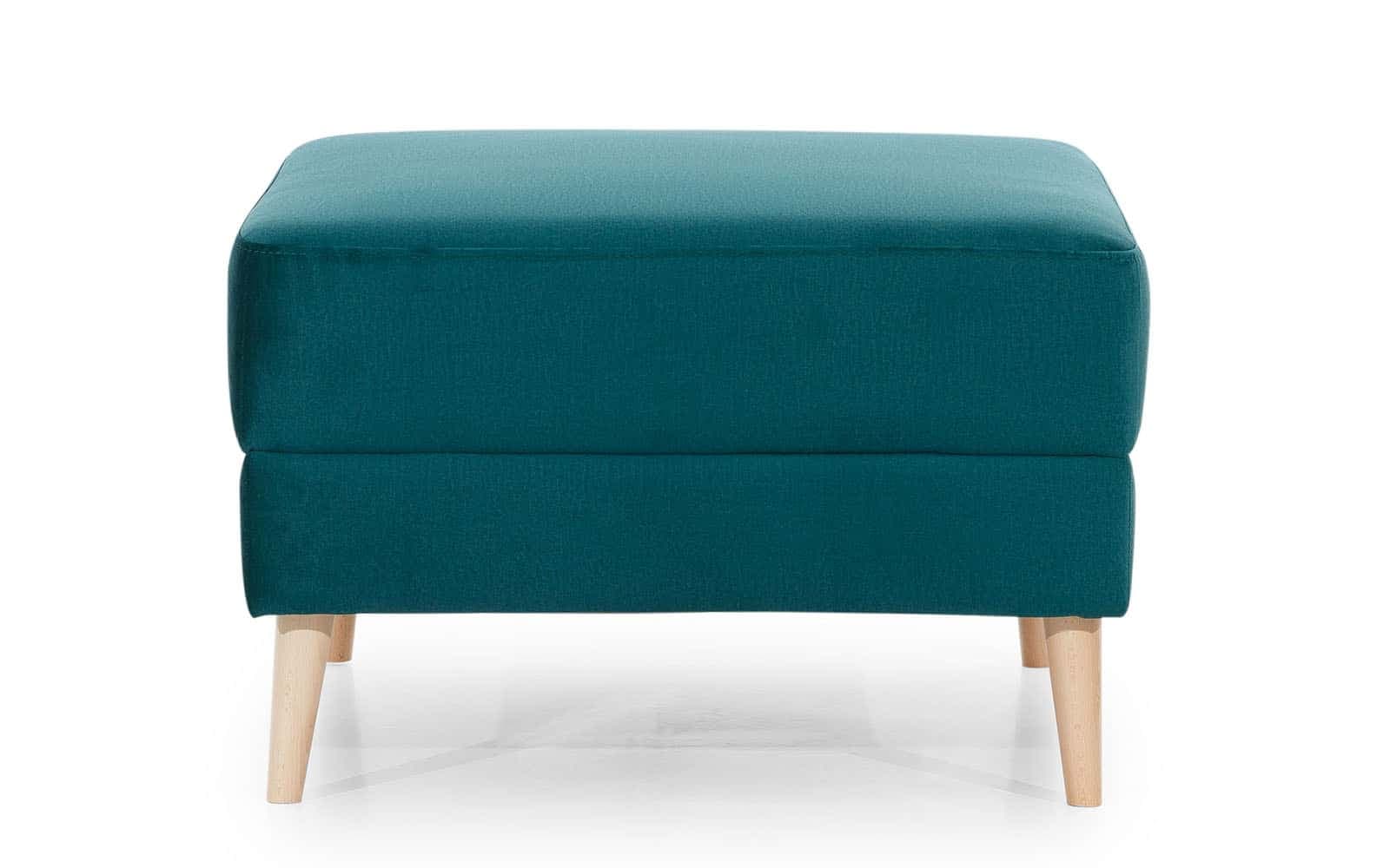 Taburet Angel, 75x75x45 cm, Verde din lemn masiv