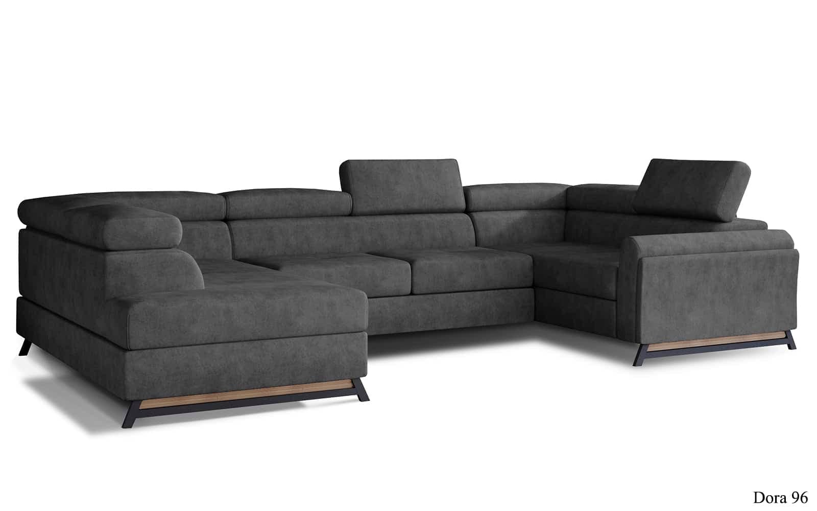 Colțar Formă U, Extensibil Amira, 330x190cm, Personalizabil din lemn masiv