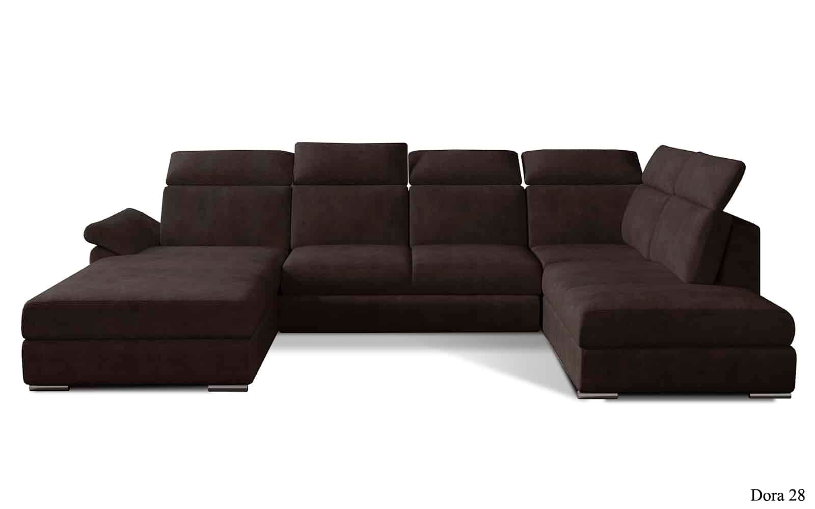 Colțar Formă U, Extensibil Erik, 330x210cm, Personalizabil din lemn masiv