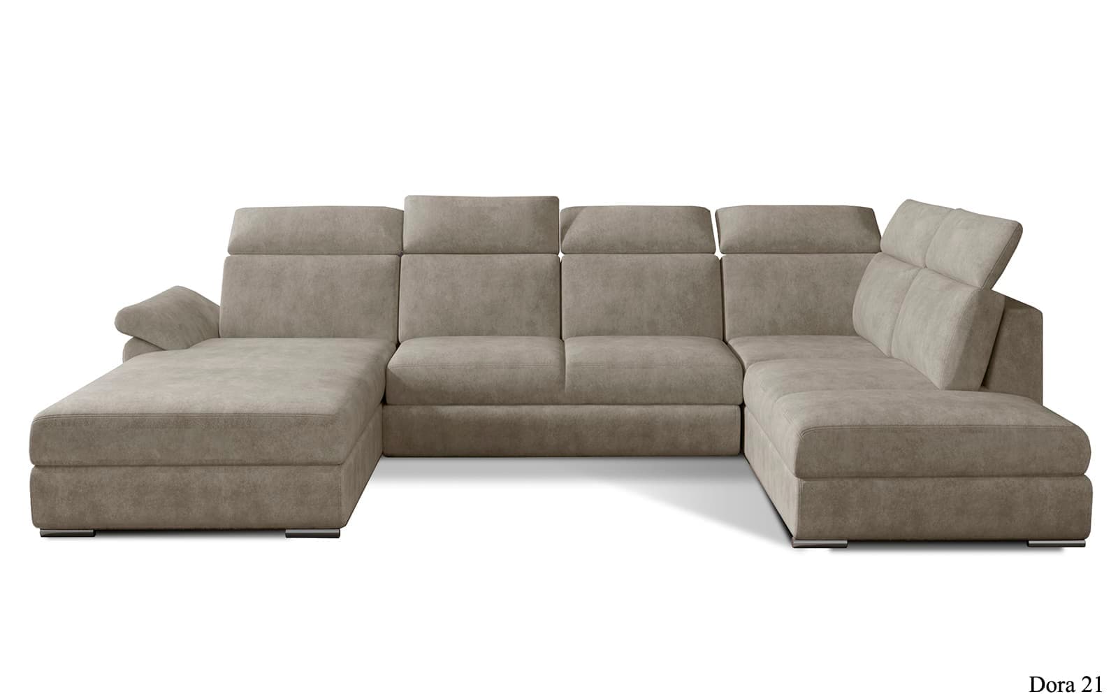 Colțar Formă U, Extensibil Erik, 330x210cm, Personalizabil din lemn masiv
