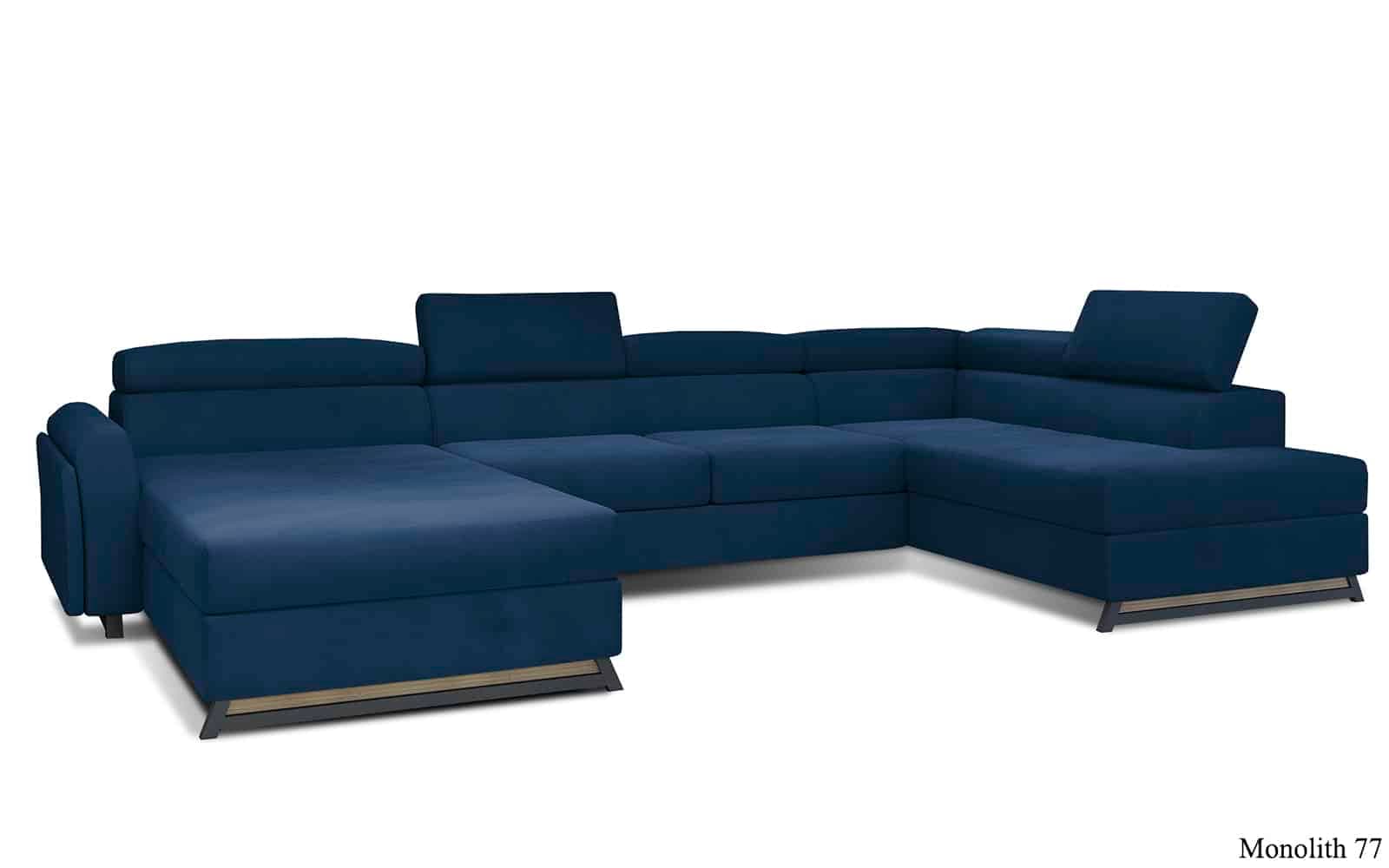 Colțar Formă U, Extensibil Joy, 370x190cm, Personalizabil din lemn masiv