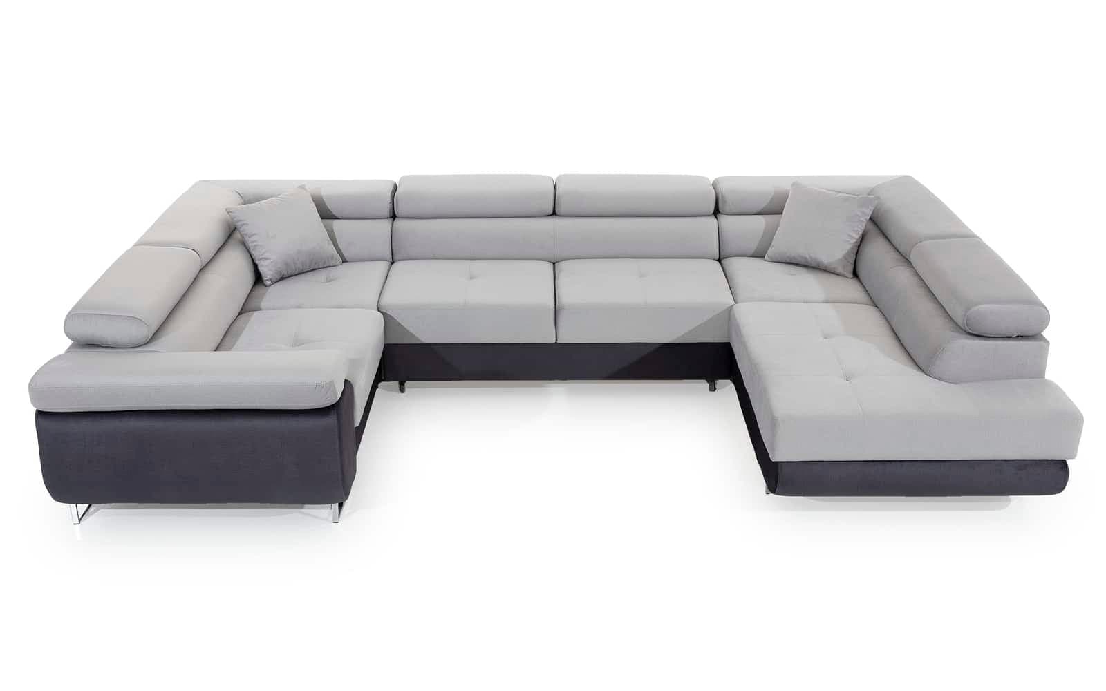 Colțar Formă U, Extensibil Lety, 340x202cm, Personalizabil din lemn masiv