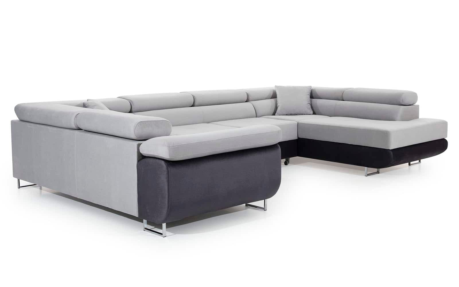 Colțar Formă U, Extensibil Lety, 340x202cm, Personalizabil