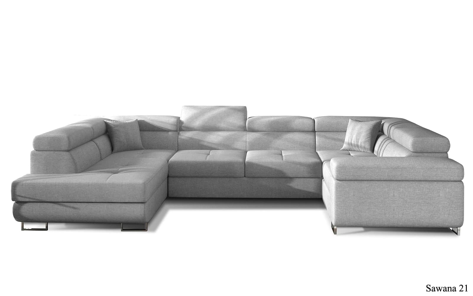 Colțar Formă U, Extensibil Lety, 340x202cm, Personalizabil din lemn masiv