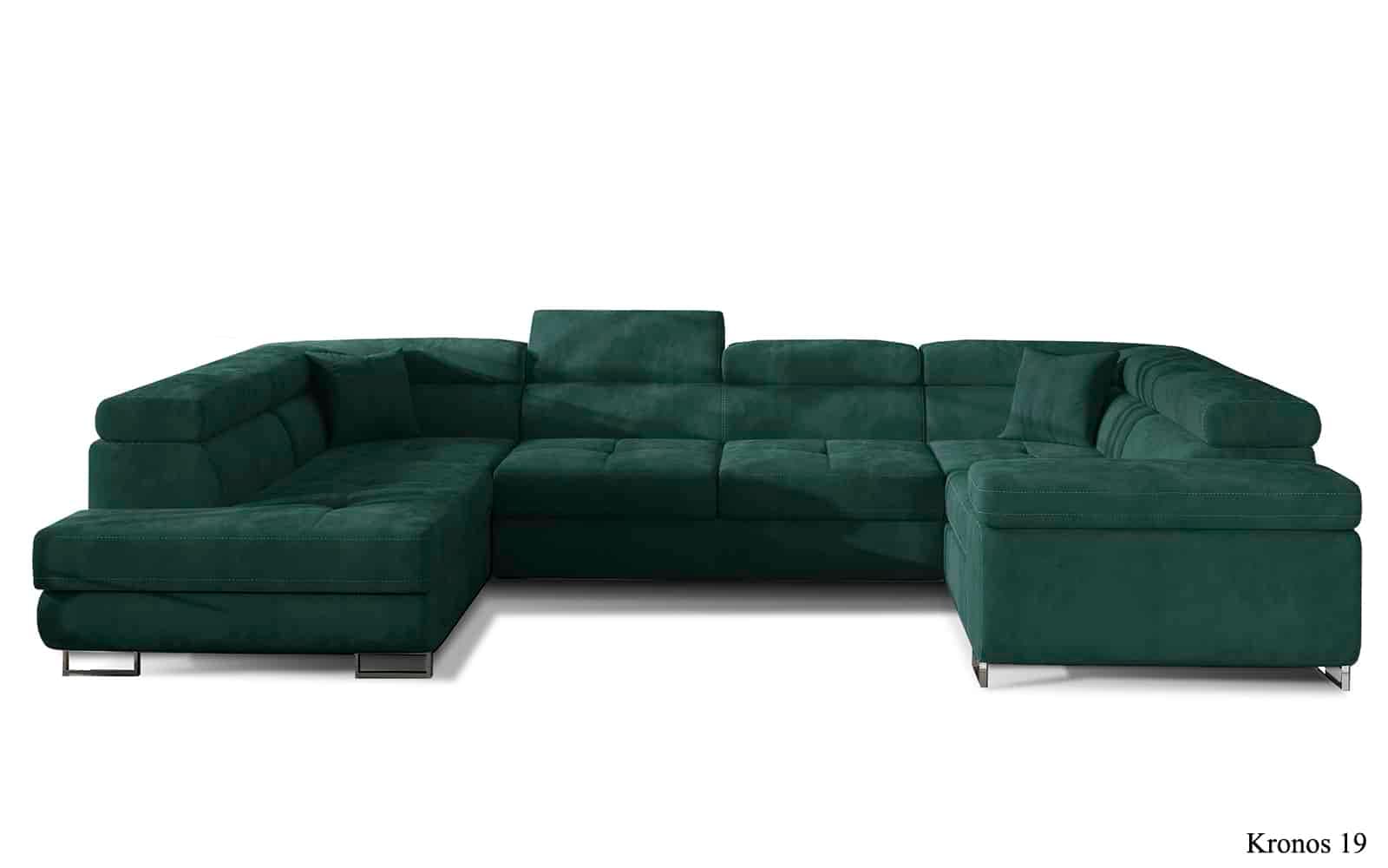 Colțar Formă U, Extensibil Lety, 340x202cm, Personalizabil din lemn masiv