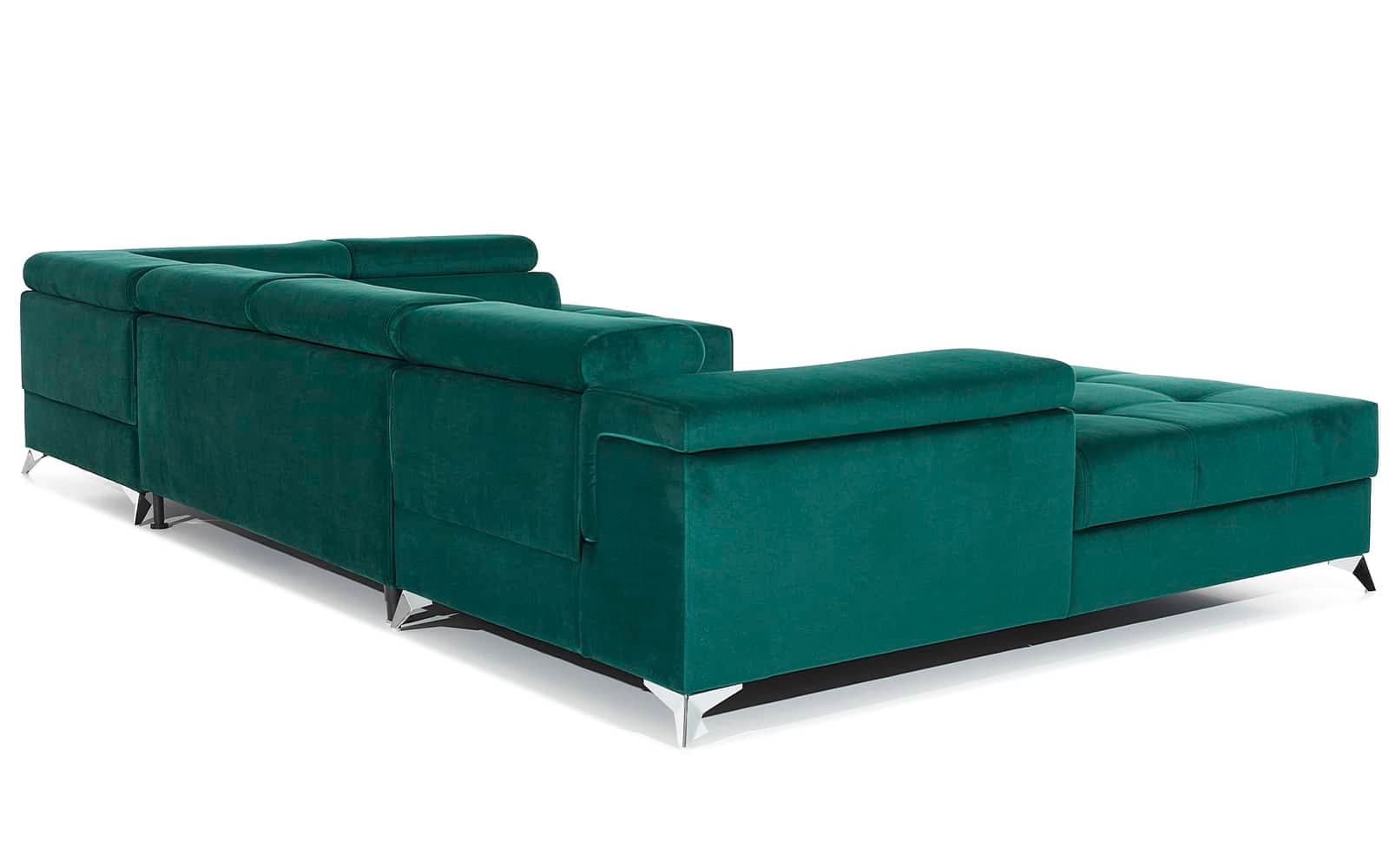 Colțar Formă U, Extensibil Linde, 345x202cm, Personalizabil din lemn masiv