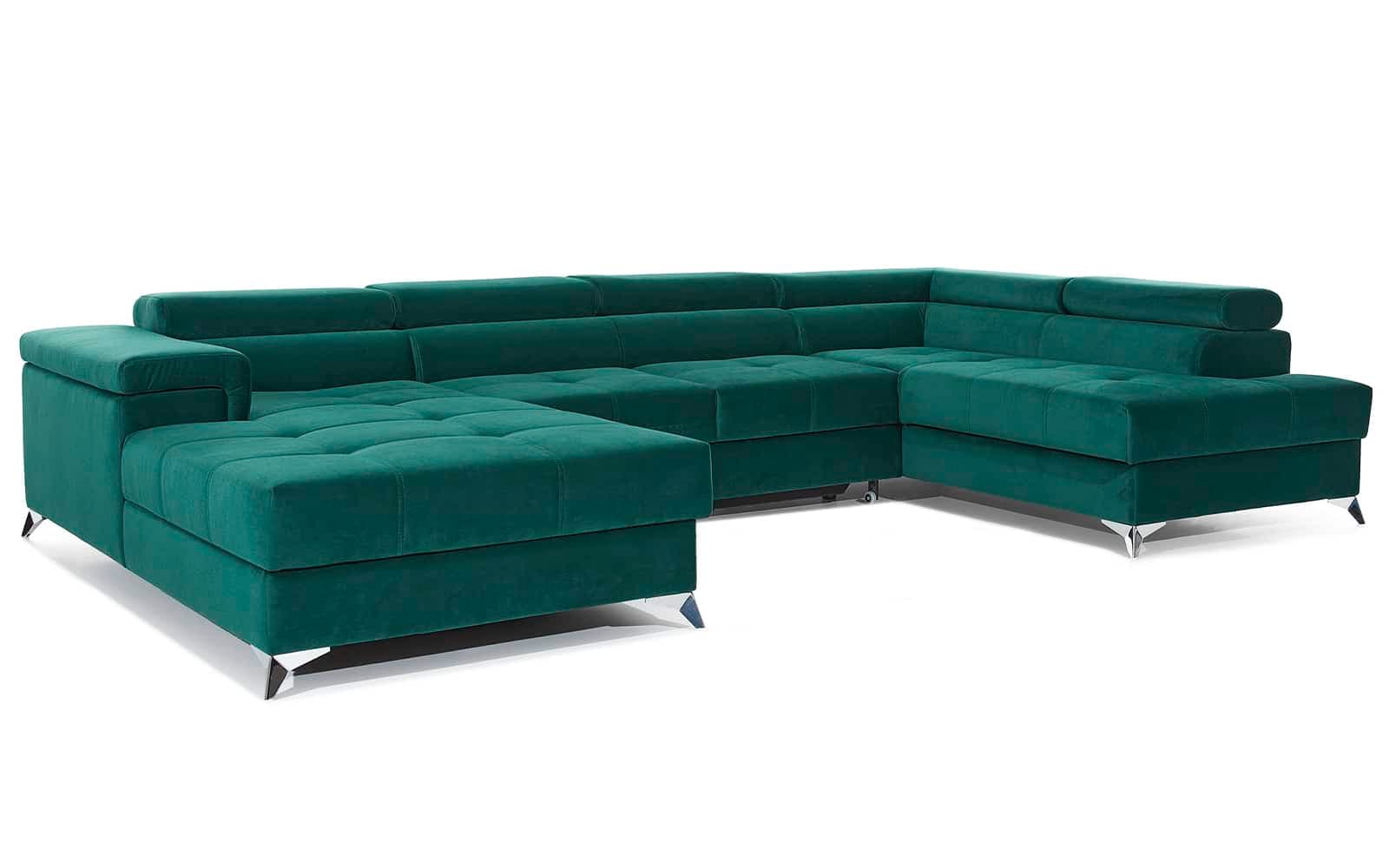 Colțar Formă U, Extensibil Linde, 345x202cm, Personalizabil