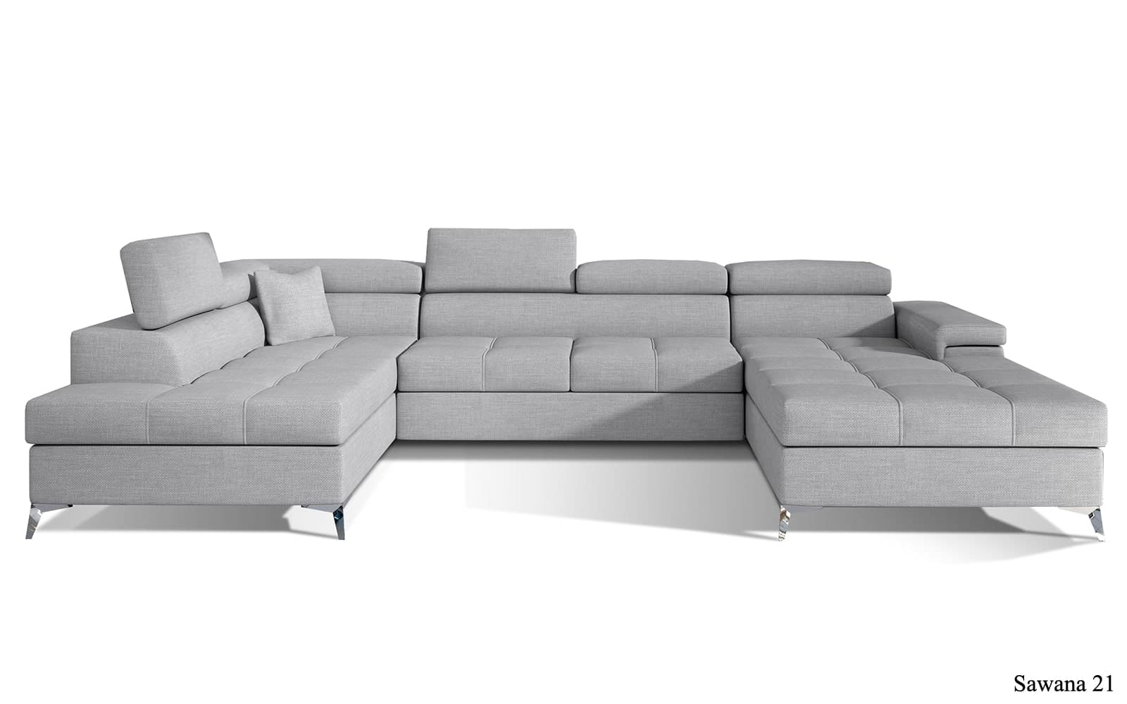 Colțar Formă U, Extensibil Linde, 345x202cm, Personalizabil din lemn masiv