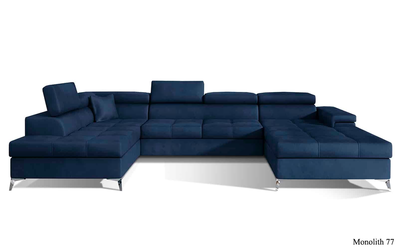 Colțar Formă U, Extensibil Linde, 345x202cm, Personalizabil din lemn masiv