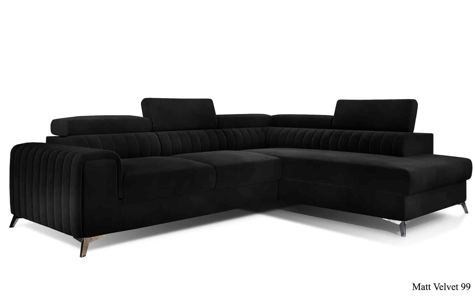 Colțar Extensibil Lisbon, 275x205cm, Ladă Depozitare, Personalizabil