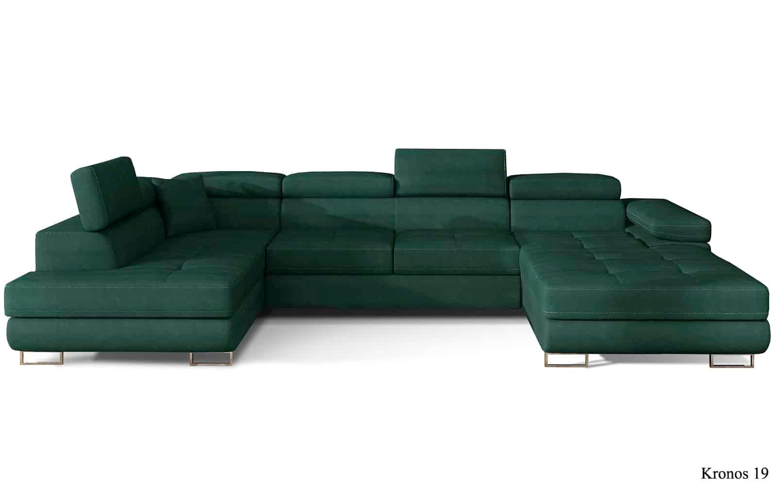 Colțar Formă U, Extensibil Roger, 345x202cm, Personalizabil