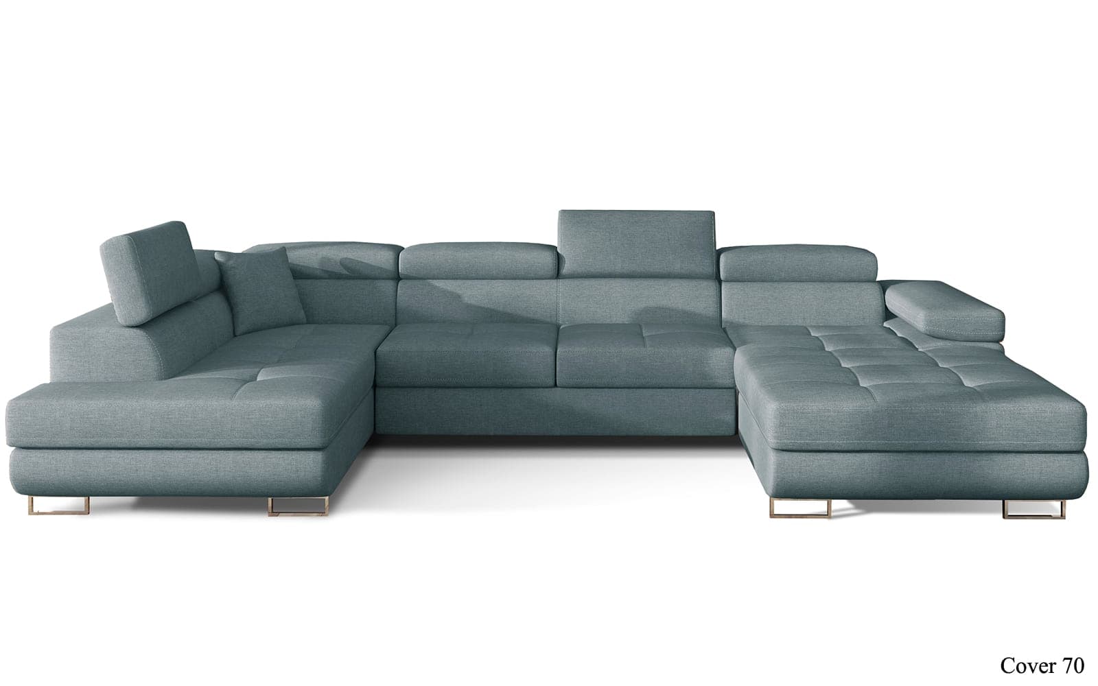 Colțar Formă U, Extensibil Roger, 345x202cm, Personalizabil din lemn masiv