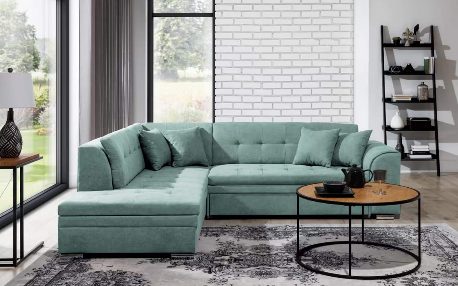 Colțar Extensibil Penelope, 260x205cm, Personalizabil din lemn masiv