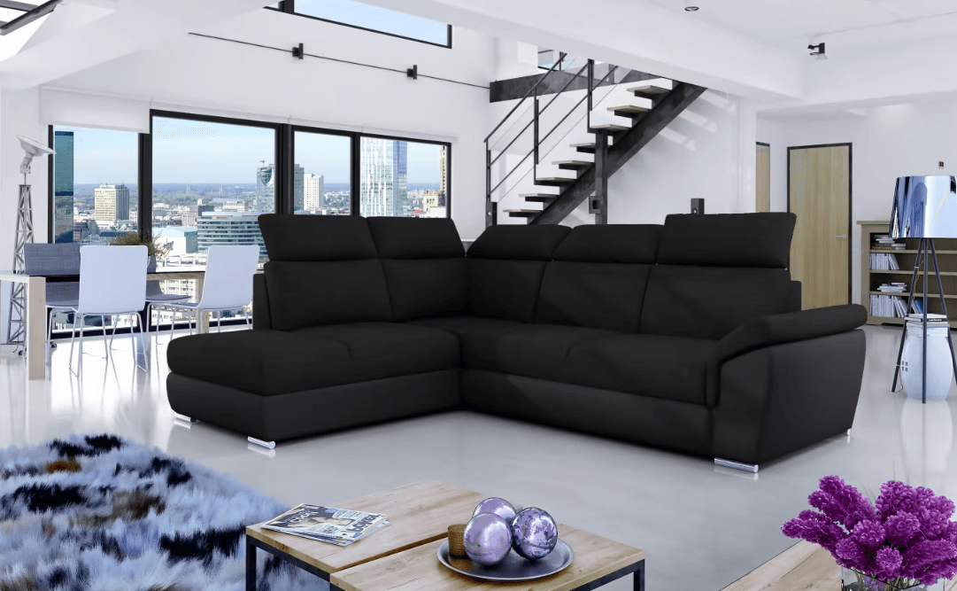 Colțar Extensibil Toby, Depozitare, 260x210cm, Personalizabil din lemn masiv