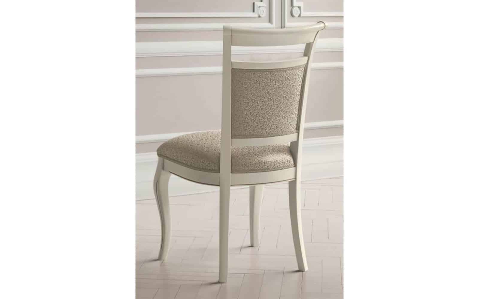 Scaun Ellen Crem, 51x60x102cm din lemn masiv