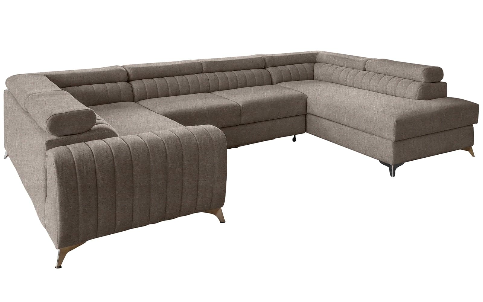 Colțar Formă U, Extensibil Fabian, 340x202cm, Personalizabil din lemn masiv