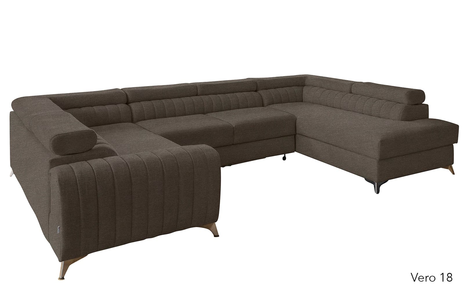 Colțar Formă U, Extensibil Fabian, 340x202cm, Personalizabil din lemn masiv