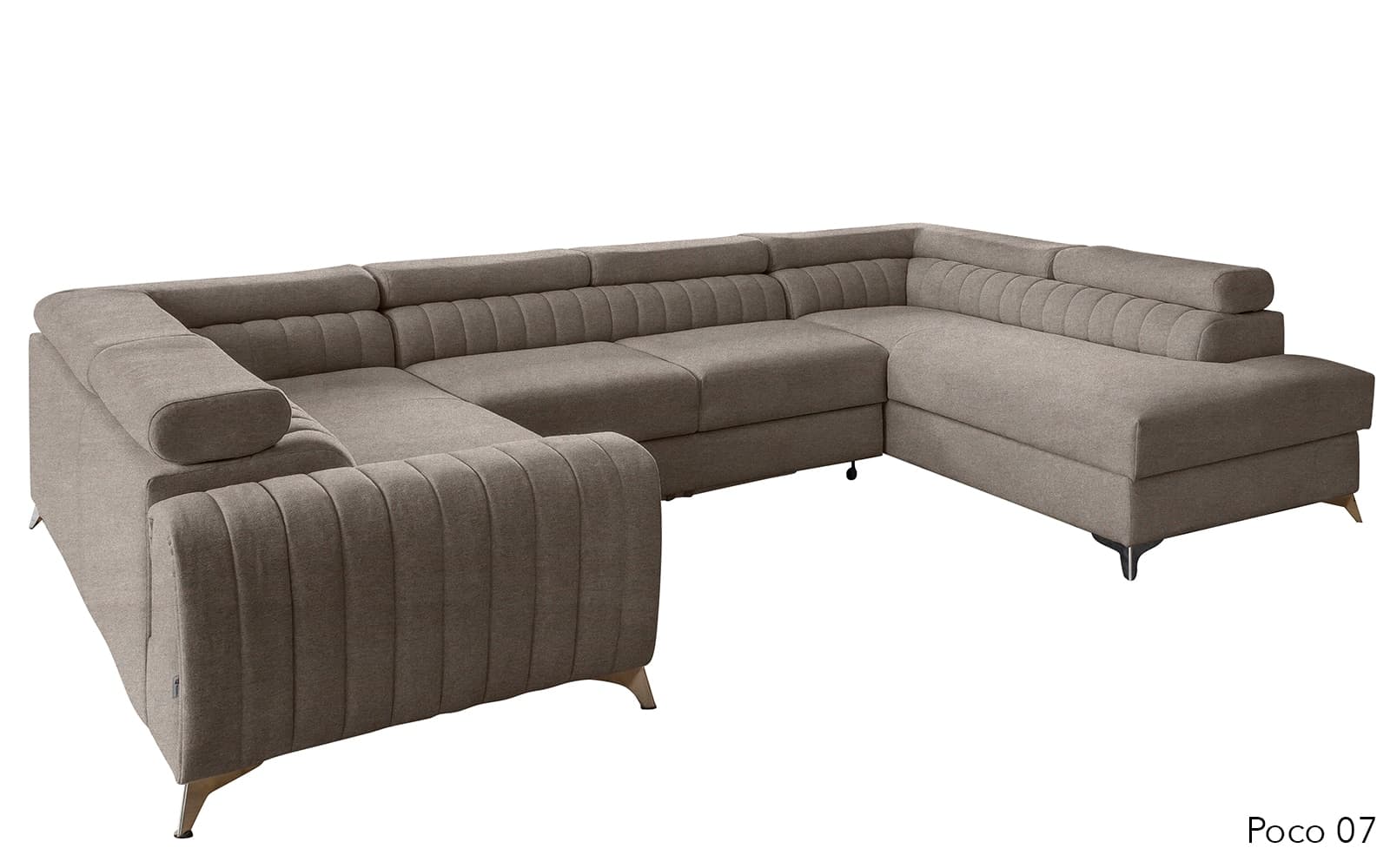 Colțar Formă U, Extensibil Fabian, 340x202cm, Personalizabil din lemn masiv