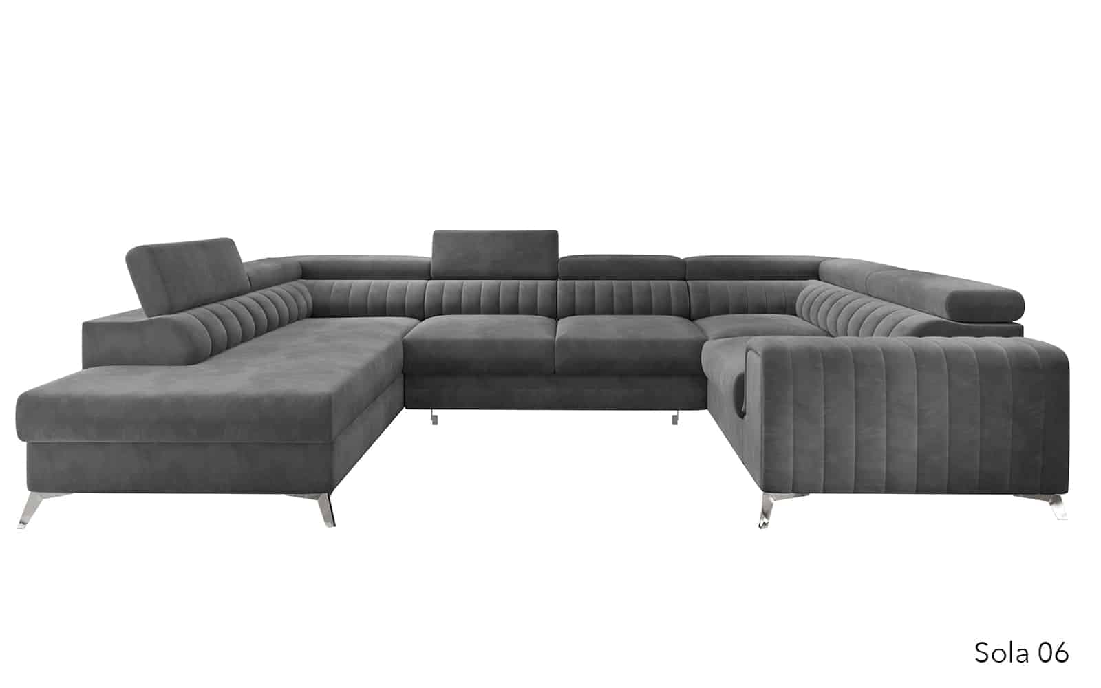 Colțar Formă U, Extensibil Fabian, 340x202cm, Personalizabil din lemn masiv