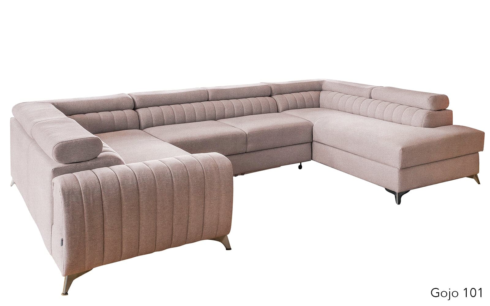 Colțar Formă U, Extensibil Fabian, 340x202cm, Personalizabil din lemn masiv