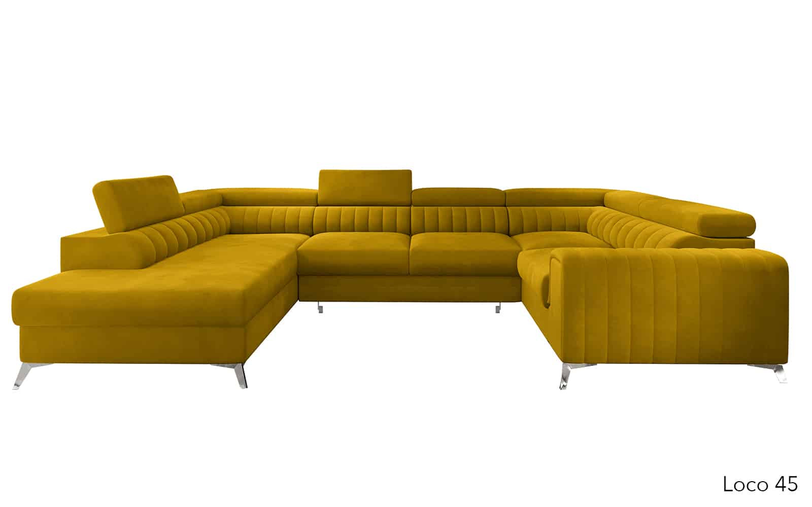 Colțar Formă U, Extensibil Fabian, 340x202cm, Personalizabil din lemn masiv