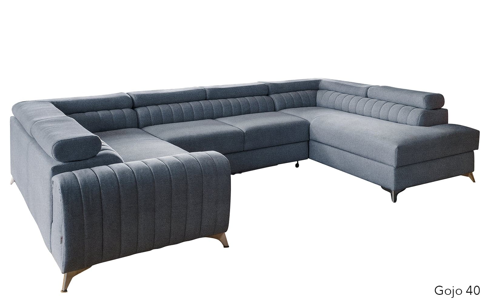 Colțar Formă U, Extensibil Fabian, 340x202cm, Personalizabil din lemn masiv