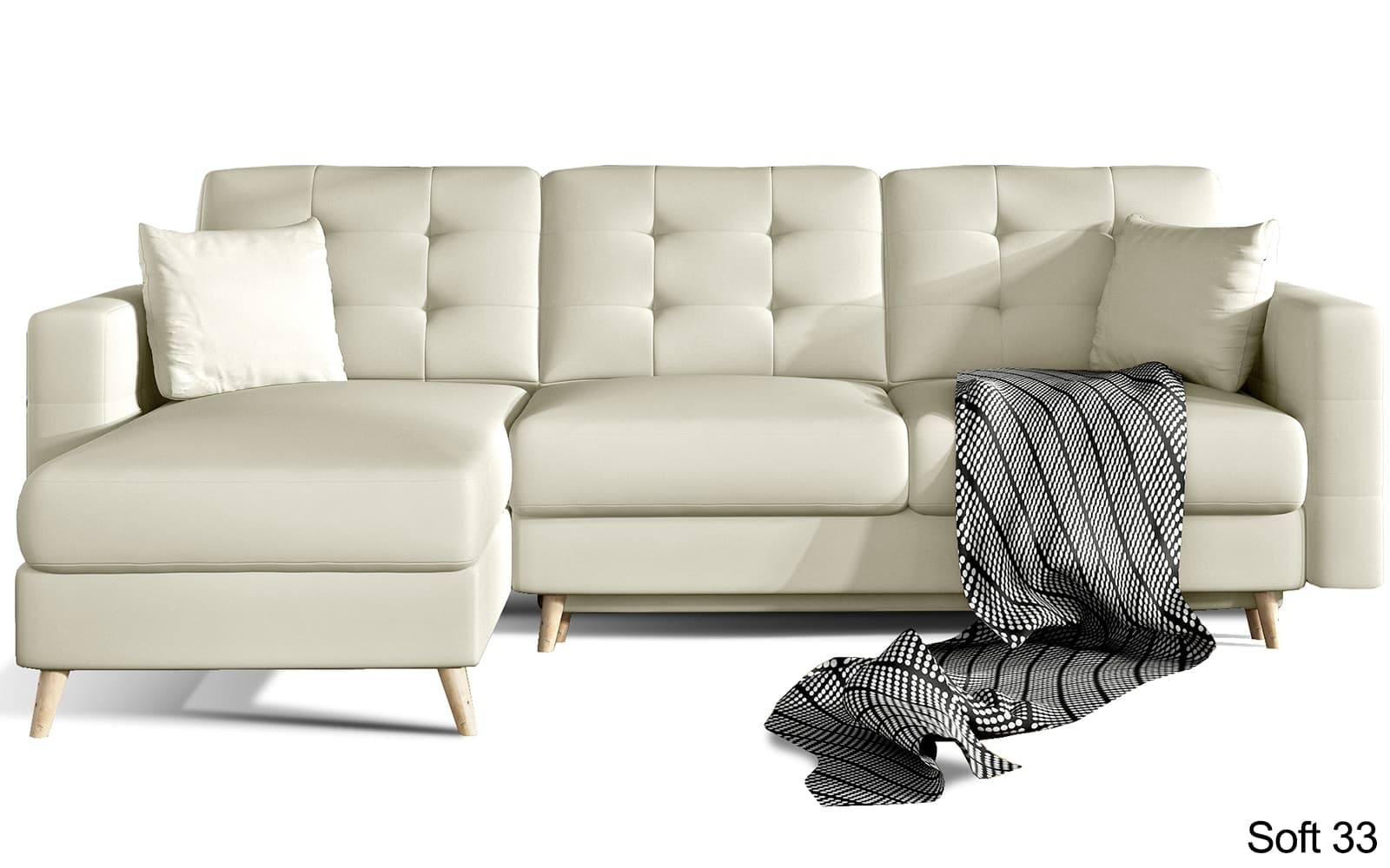 Colțar Extensibil Oslo, 250x162cm, Ladă Depozitare, Personalizabil